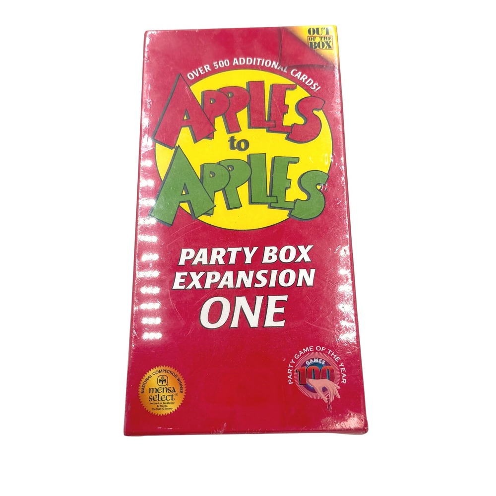 Out of the Box Apples to Apples Party Box Expansion One Red 2000-2006